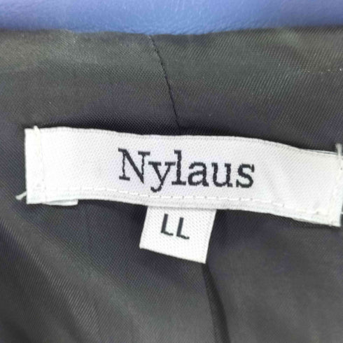 ナイラス NYLAUS フェイクレザー ダブルライダースジャケット メンズ JPN:XL