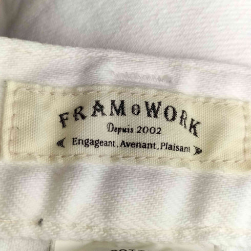 フレームワーク FRAMeWORK 日本製 コットン デニムパンツ レディース 38