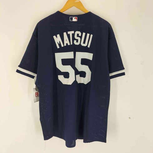 マジェスティックアスレチック Majestic ATHELETIC USA製 チームメッシュベースボールシャツ メンズ XL