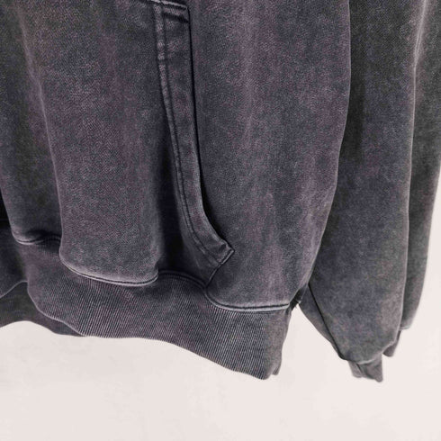 ノーマニュアル NOMANUAL LAYERED ARCH GRAPHIC HOODIE レイヤード アーチ グラフィック フーディー メンズ L