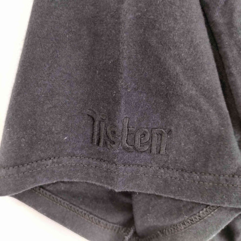 listen clothing USA製 ロゴプリント クルーネックTシャツ メンズ import:L