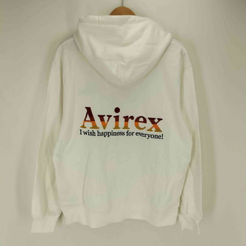アヴィレックス AVIREX EMBROIDERY LOGO & WISHES” PULLOVER HOODIE メンズ JPN:L