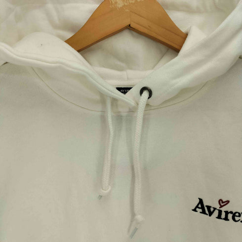 アヴィレックス AVIREX EMBROIDERY LOGO & WISHES” PULLOVER HOODIE メンズ JPN:L