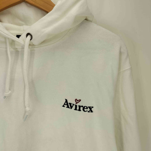 アヴィレックス AVIREX EMBROIDERY LOGO & WISHES” PULLOVER HOODIE メンズ JPN:L