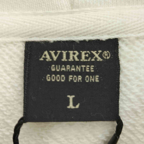 アヴィレックス AVIREX EMBROIDERY LOGO & WISHES” PULLOVER HOODIE メンズ JPN:L
