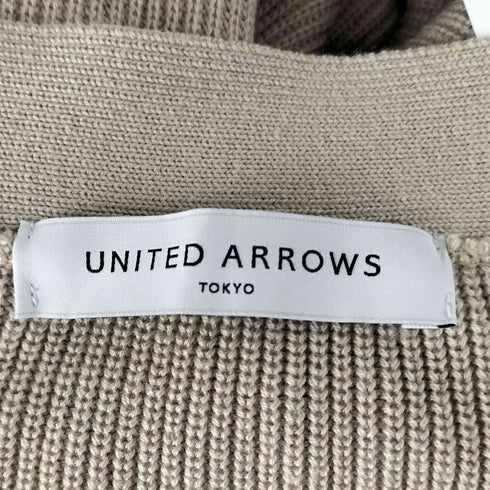 ユナイテッドアローズ UNITED ARROWS 畦編み アクリル ボタンレス カーディガン メンズ JPN:L