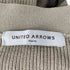 ユナイテッドアローズ UNITED ARROWS 畦編み アクリル ボタンレス カーディガン メンズ JPN:L