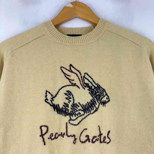 パーリーゲイツ PEARLY GATES ラビット刺繍デザイン クルーネック セーター メンズ JPN:2