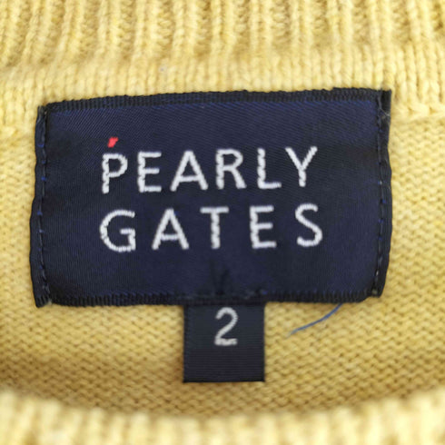 パーリーゲイツ PEARLY GATES ラビット刺繍デザイン クルーネック セーター メンズ JPN:2
