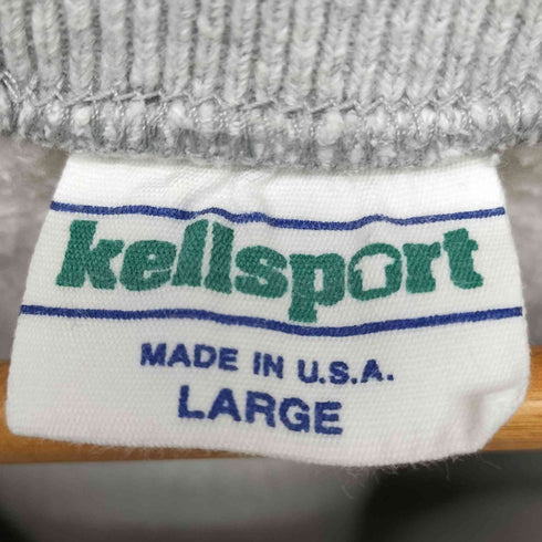 kellsport 90s USA製 ブランク 無地 リバースウィーブ型 スウェット メンズ import:L