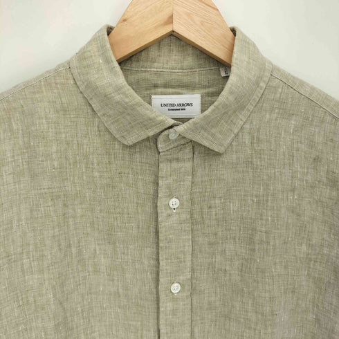 ユナイテッドアローズ UNITED ARROWS UAS カラー リネン SML/WD メンズ JPN:L