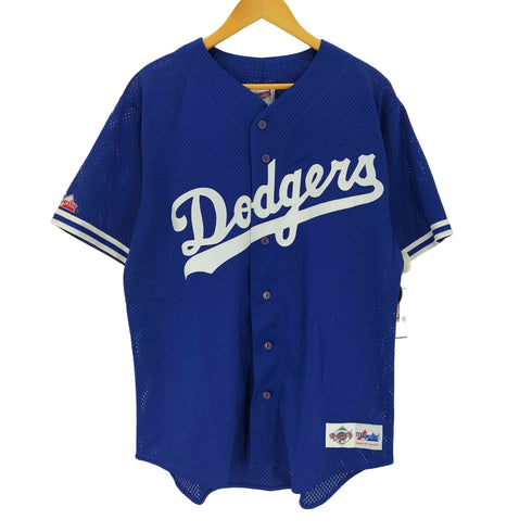 マジェスティック MAJESTIC 90s USA製 ベースボールチーム メッシュゲームシャツ メンズ L