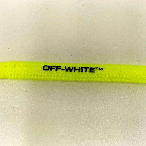オフホワイト OFF-WHITE ロゴプリントネオンコットンコードベルト メンズ