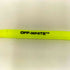 オフホワイト OFF-WHITE ロゴプリントネオンコットンコードベルト メンズ