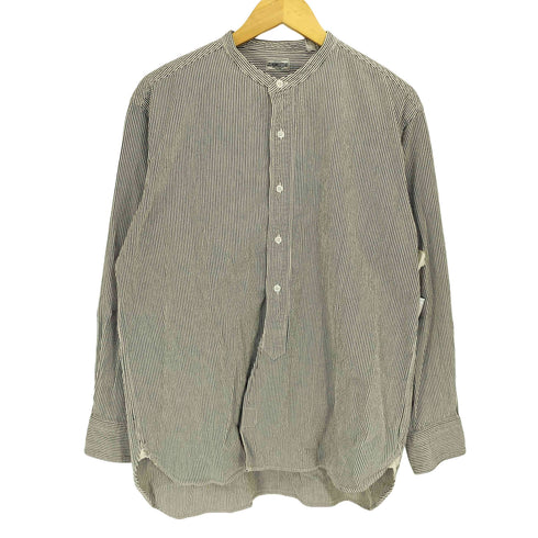 ジャーナルスタンダードホームステッド JOURNAL STANDARD J.S HOMESTEAD ヒッコリーストライプシャツ L/S バンドカラー メンズ JPN:M