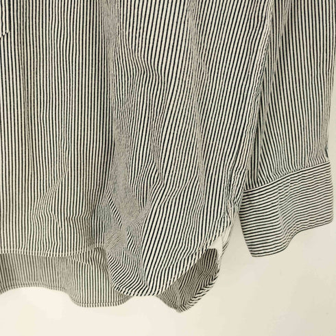 ジャーナルスタンダードホームステッド JOURNAL STANDARD J.S HOMESTEAD ヒッコリーストライプシャツ L/S バンドカラー メンズ JPN:M