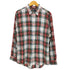 ポロバイラルフローレン Polo by RALPH LAUREN WHITFIELD マルチカラー タータンチェック リバースプリント ポニー無 ダブルポケット レーヨン 長袖 シャツ メンズ import:L