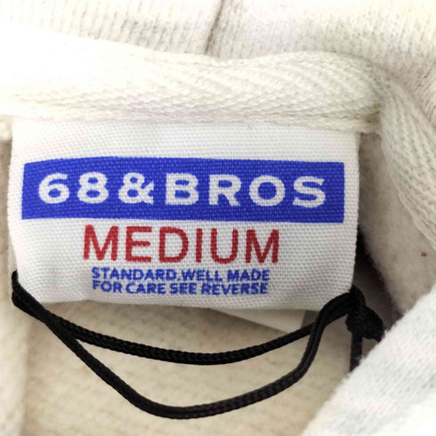 シックスティエイトアンドブラザーズ 68&BROTHERS PD LOGO L/S Hooded Parka プリント プルオーバー パーカー メンズ M