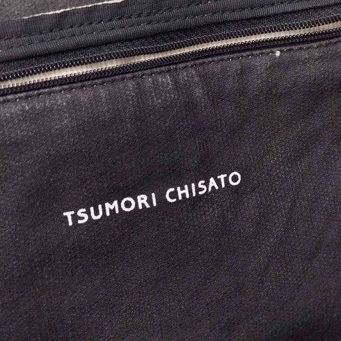 ツモリチサト TSUMORI CHISATO コーデュロイ レザーハンドルバッグ レディース
