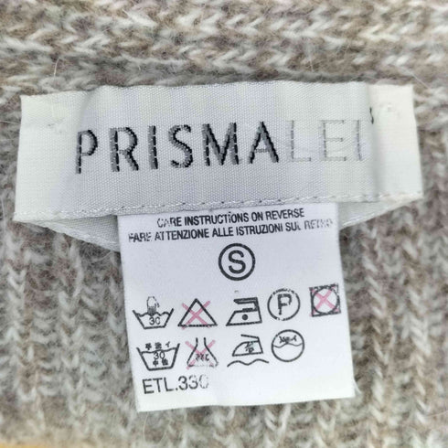 PRISMALEI アンゴラ混 シェルボタン カーディガン レディース import:S