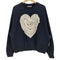 ポピートーキョー poppy tokyo COTTON LACE HEART SWEATSHIRT レディース FREE