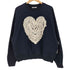 ポピートーキョー poppy tokyo COTTON LACE HEART SWEATSHIRT レディース FREE