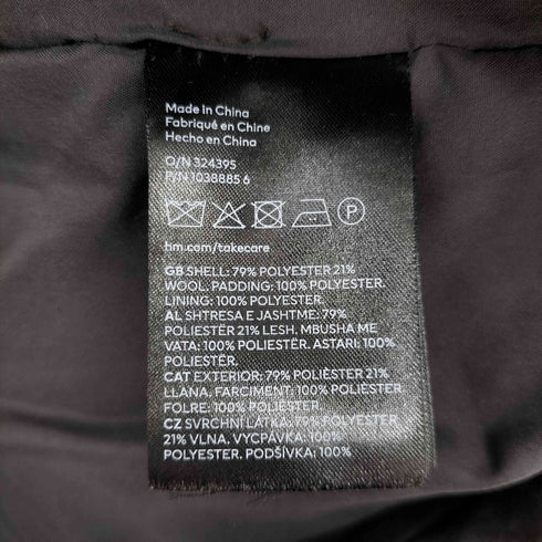 エイチアンドエム H&M チェック シャギーウールブレンド シャツジャケット メンズ import:M