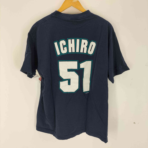 TRUE FAN製 ベースボールチームプリント半袖Tシャツ メンズ L