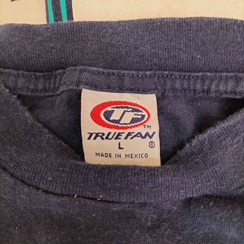 TRUE FAN製 ベースボールチームプリント半袖Tシャツ メンズ L