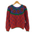 マーシュランディング MARSH LANDING HAND KNITS ノルディック柄 アクリル ウール ハンドニット レディース M