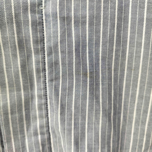アイムプロダクトイッセイミヤケ im product ISSEY MIYAKE 90s ストライプ 比翼ボタン スタンドカラー 長袖シャツ メンズ JPN:S