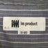 アイムプロダクトイッセイミヤケ im product ISSEY MIYAKE 90s ストライプ 比翼ボタン スタンドカラー 長袖シャツ メンズ JPN:S