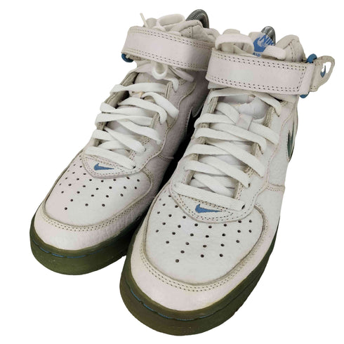 ナイキ NIKE AIR FORCE 1 MID CL SC White Carolina Blue エアフォースワン ミッドカットスニーカー メンズ 25
