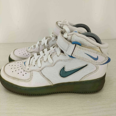 ナイキ NIKE AIR FORCE 1 MID CL SC White Carolina Blue エアフォースワン ミッドカットスニーカー メンズ 25
