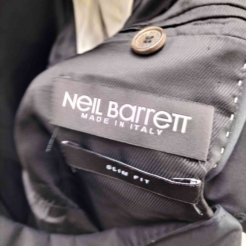 ニールバレット NEIL BARRETT ピークドラペル 2Bテーラードジャケット メンズ 44