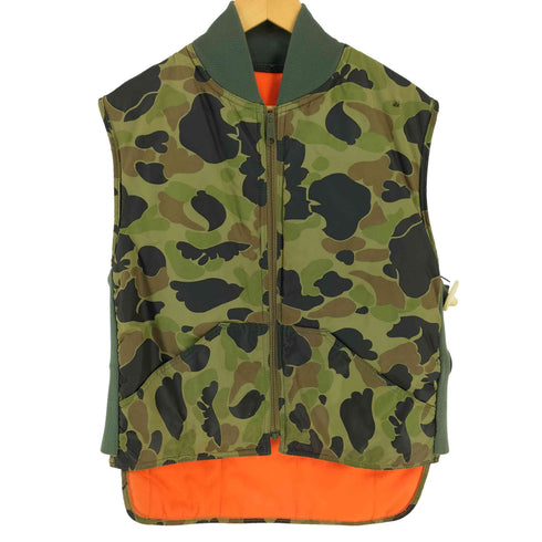 80s Refrigi Wear リフリッジ ウェア TALONジップ ダックハンターカモ ベスト メンズ