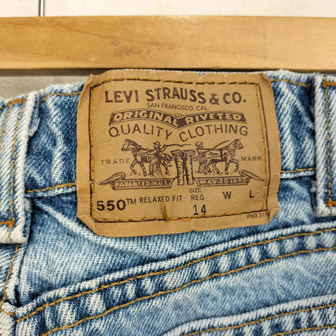リーバイス Levis 90S 550 アメリカ製 オレンジタブ デニムパンツ レディース REG 14