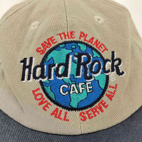 ハードロックカフェ Hard Rock Cafe 90s ロゴ刺繍 スナップバックキャップ メンズ