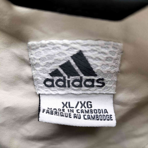 アディダス adidas 00s ドローストリング ハーフジップ プルオーバー メンズ XL