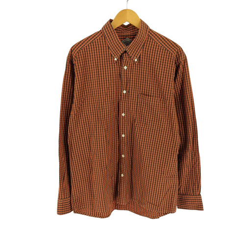 BILLS KHAKIS ビルズカーキ USA製 ボタンダウン ギンガムチェック シャツ メンズ L