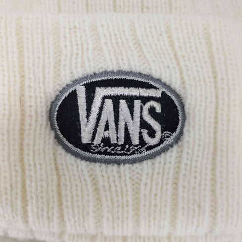 バンズ VANS 90s ロゴ刺繍ワッペン リブ編みニット帽 メンズ