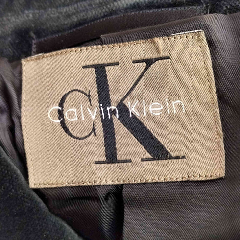 カルバンクライン CALVIN KLEIN 90S 3B ベロアテーラードセットアップ メンズ 36