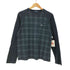 バーバリーブルーレーベル BURBERRY BLUE LABEL チェック ロンT 胸ポケット ロゴ刺繍 メンズ import:M