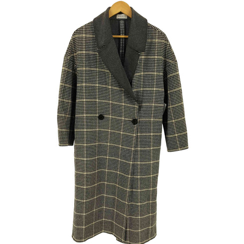 プラステ PLST チェック柄 ロングコート レディース JPN:M