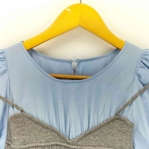 リリーブラウン Lily Brown ニットビスチェドッキングワンピース レディース ONE SIZE