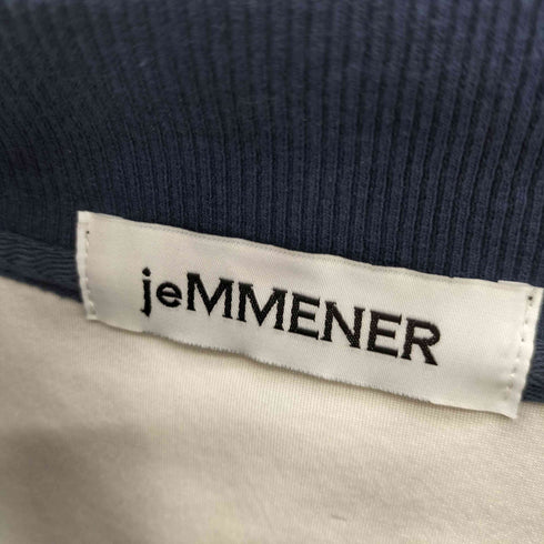 jeMENER デザイン刺繍 Vネック トラック スウェット メンズ import:L