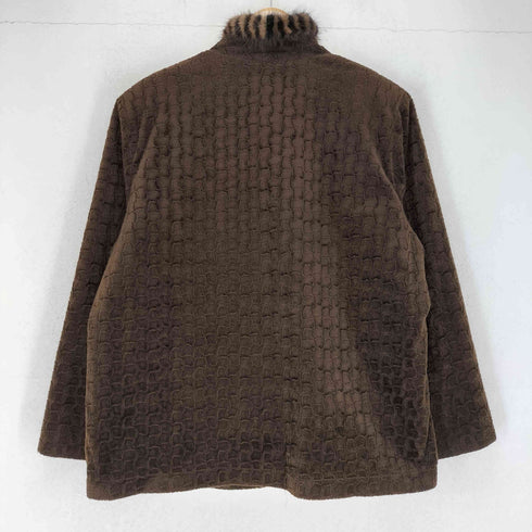 mink fur ミンクファー切替 ジャケット レディース M-L