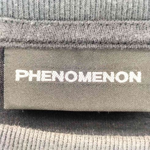 フェノメノン PHENOMENON 14AW フロントパッチ クルーネックTシャツ メンズ import:M