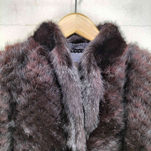 サガミンク SAGA MINK ELEGANCE FUR mink fur ミンクファー 銀サガ ジャケット レディース F