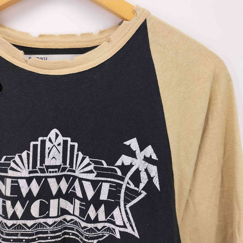 ダイリク DAIRIKU 23SS NEW RAGLAN TEE 両面プリント 七分袖カットソー メンズ JPN:L